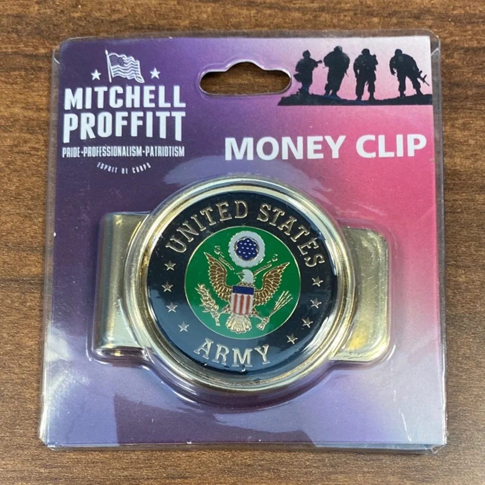 US Army Logo Money Clip Military Money Clip - Picture 3 of 3